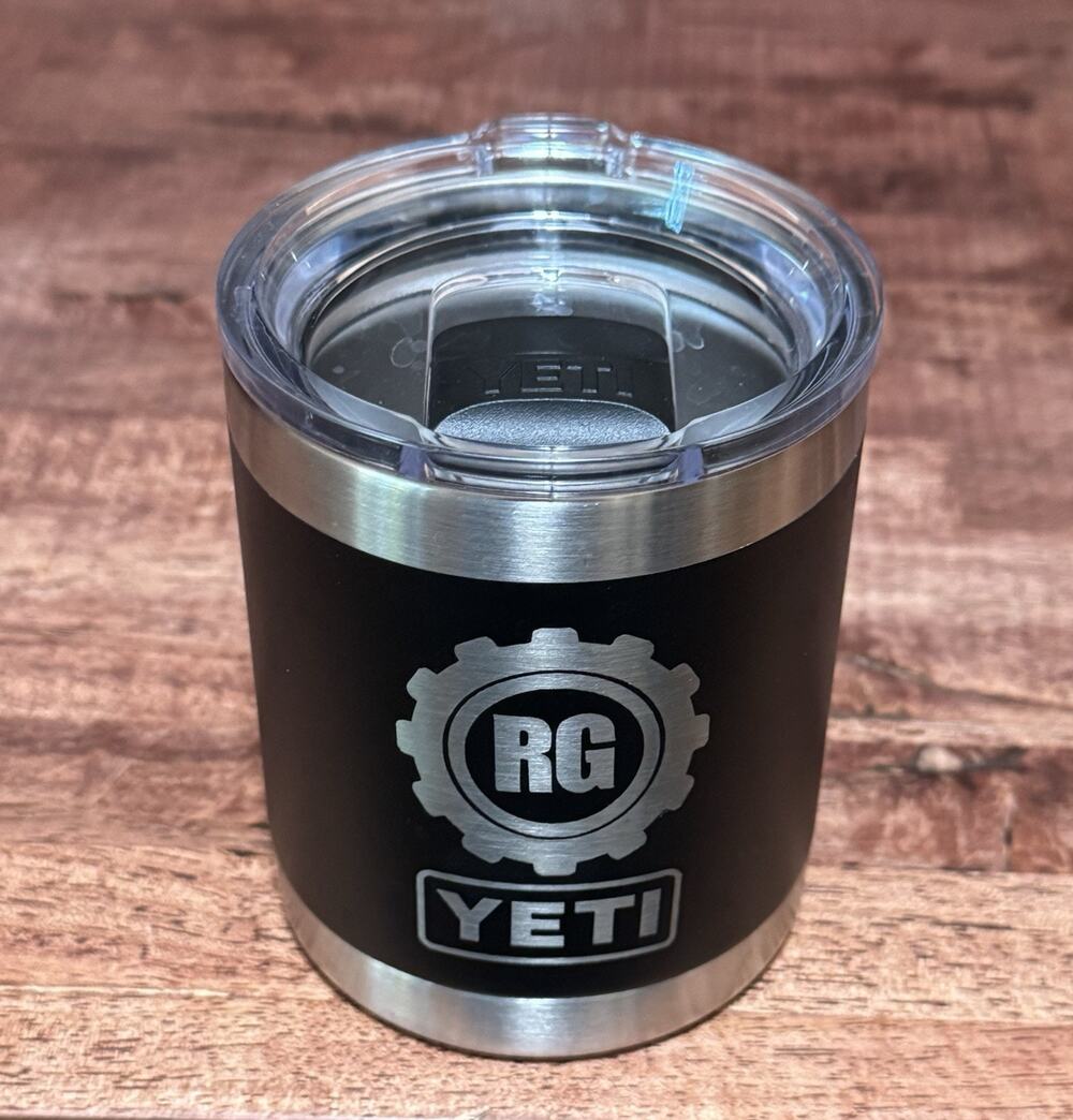 Authentic Yeti 10 oz rambler lowball insulated Rimguard